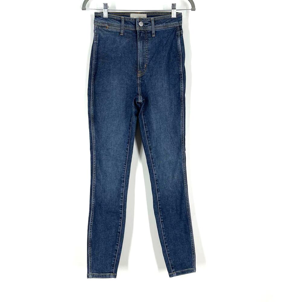 Everlane The Way High Skinny Jean Blue Organic Cotton Size 25 Regular
